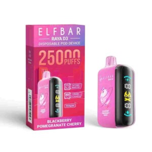 Elf Bar Raya D3 Blackberry Pomegranate Cherry 25000 Puffs in Gurgaon