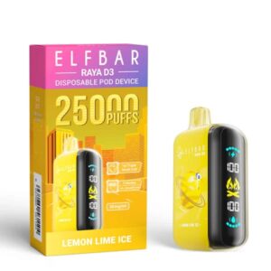 Elf Bar Raya D3 25000 Puffs Lemon Lime Ice in Gurgaon