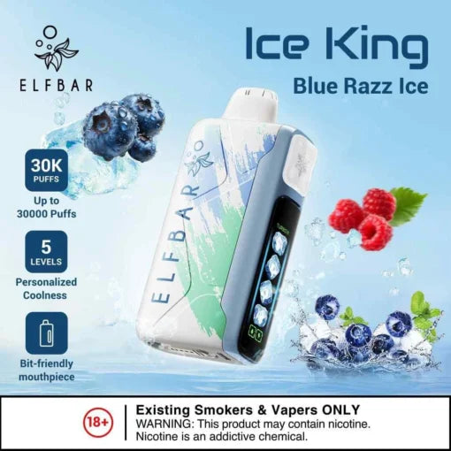 Elf Bar Ice King – Blackberry Cranberry – 30K in Gurgaon