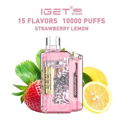 IGET FLARE B10000 – Strawberry Lemon in Gurgaon