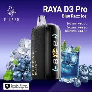 Elf Bar Raya D3 Pro 30K Blue Razz Ice in Gurgaon