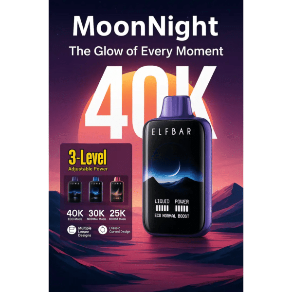 Elf Bar Moon Night – Blueberry Raspberry Watermelon in Gurgaon