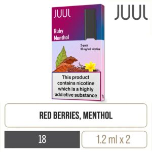 JUUL2 Ruby Menthol Pods (2 Pods) in Gurgaon
