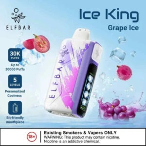 Elf Bar Ice King – Grape Ice – 30K in Gurgaon