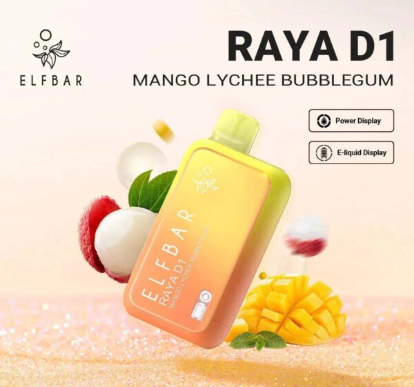 Elfbar-Raya-D1-Mango-Lychee-Bubblegum_1600x_crop_center-1.jpg ELF BAR RAYA D1 – Mango Lychee Bubblegum in Gurgaon